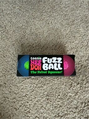 Needoh Fuzz Ball Velvet Squeeze Teenie